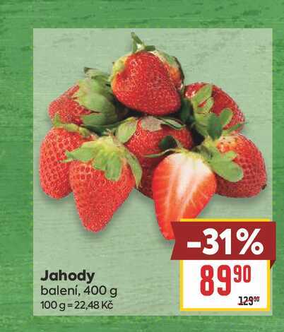 Jahody balení, 400 g