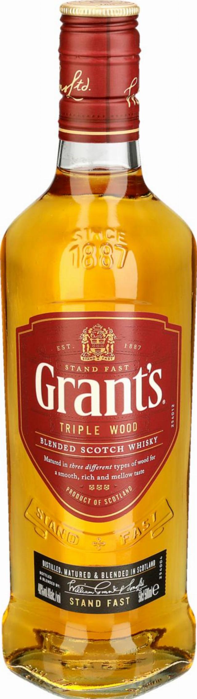 Grant´s Triple Wood Whisky 40%