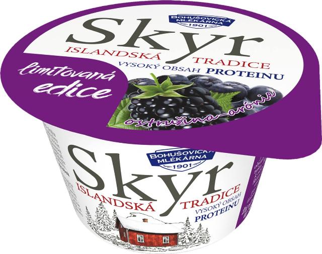 Skyr Jogurt islandského typu Třešeň-černý rybíz