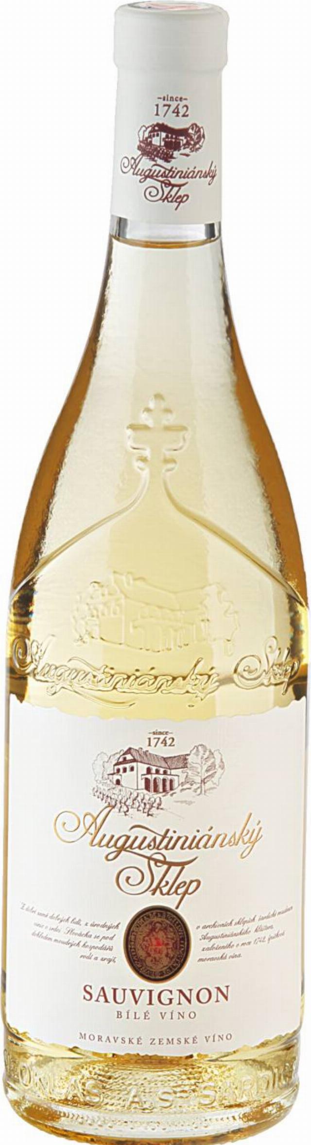 Augustiniánský sklep Sauvignon Moravské zemské víno