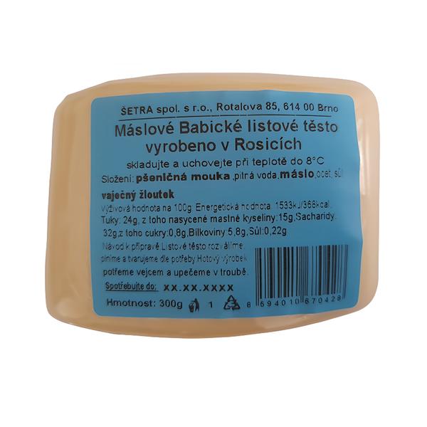 Šetra Listové těsto máslové