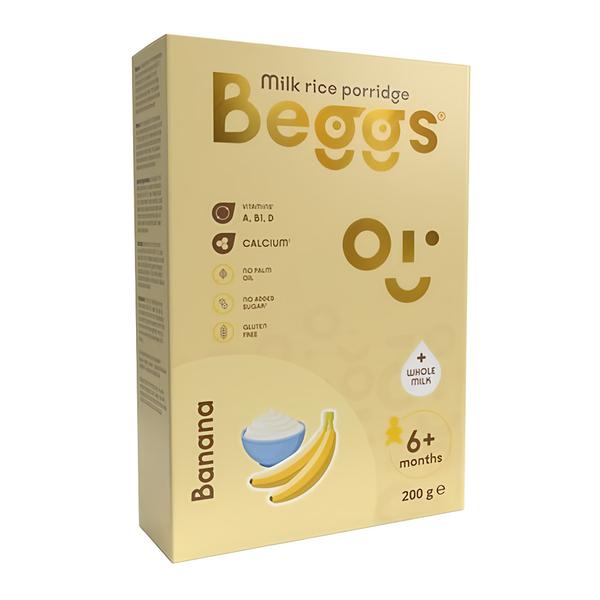 Beggs Mléčná rýžová kaše banánová