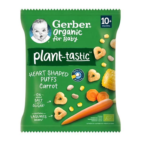 Gerber Organic křupavá srdíčka s mrkví