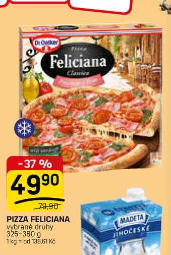 PIZZA FELICIANA vybrané druhy 325-360 g 