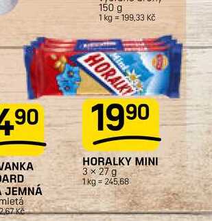 HORALKY MINI 3 x 27 g