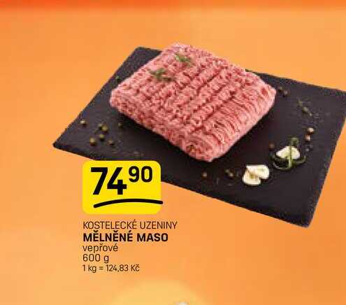 MĚLNĚNÉ MASO vepřové 600 g 