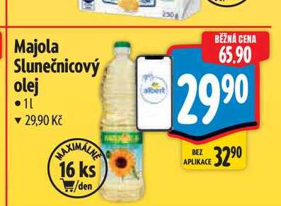 Majola Slunečnicový olej  1 l