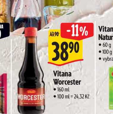 Vitana Worcester 160 ml