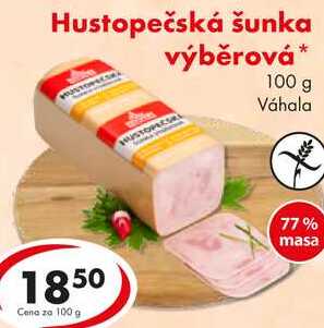 Hustopečská šunka výběrová, 100 g