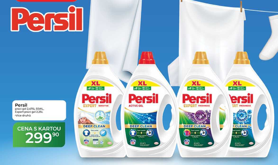 Persil Persil prací gel 2.475L 55WL. Expert praci gel 2,25L