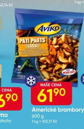 Aviko Americké brambory 600 g 