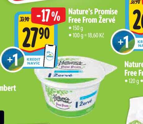 Nature's Promise free From žervé 150 g