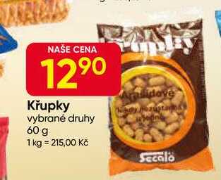 Křupky vybrané druhy 60 g 