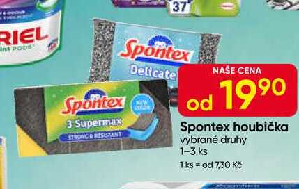 Spontex houbička vybrané druhy 1-3 ks 