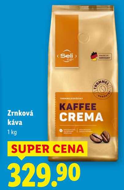 Zrnková káva, 1 kg