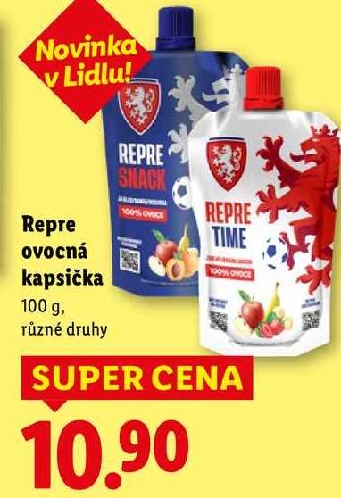 Repre ovocná kapsička, 100 g