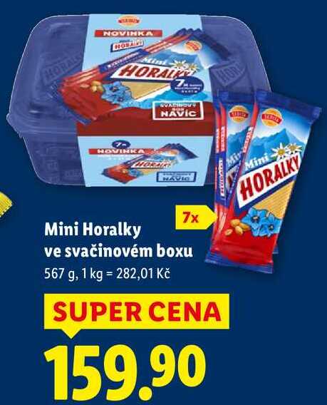 Mini Horalky ve svačinovém boxu, 567 g