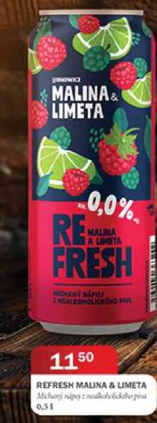 REFRESH MALINA & LIMETA 0,5 l