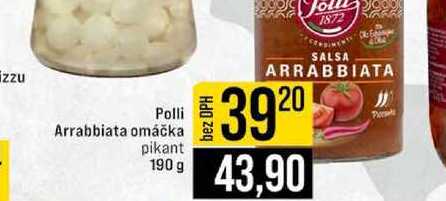 Polli Arrabbiata omáčka pikant 190 g 