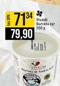 Vivaldi Burrata sýr 200 g