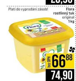 Flora rostlinný tuk original 1kg 