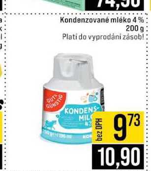 Kondenzované mléko 4% 200 g 