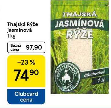 Thajská Rýže jasmínová, 1 kg