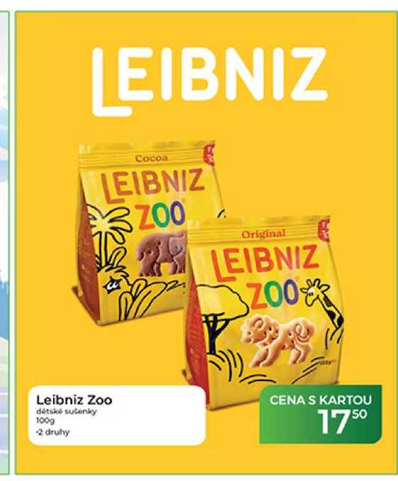 Leibniz Zoo dětské sušenky 100g 
