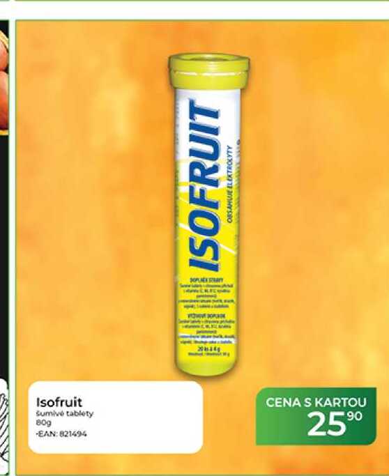 Isofruit Šumivé tablety 80 g