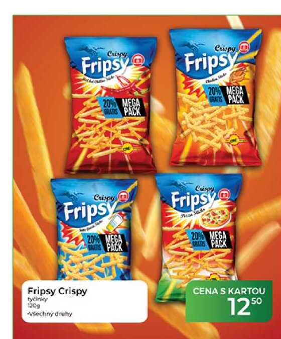Fripsy Crispy tyčinky 120 g
