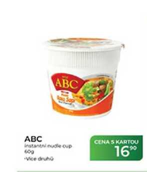 ABC instantí nudle cup 60 g