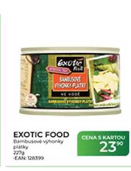 EXOTIC FOOD Bambusové výhonky plátky 227 g