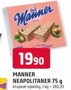 MANNER NEAPOLITANER 75 g 