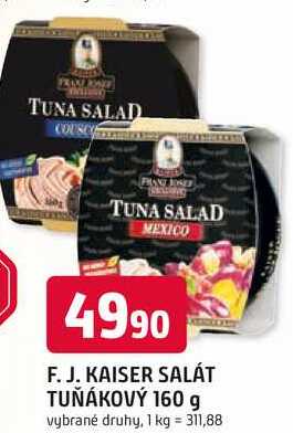 F. J. KAISER SALÁT TUŇÁKOVÝ 160 g