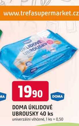 DOMA ÚKLIDOVÉ UBROUSKY 40 ks