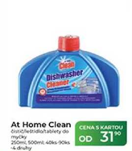 At Home Clean čistic/leštidlo/tablety do myčky 250ml 500ml  