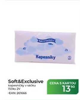 Soft&Exclusive kapesníčky v sáčku 150ks 2V