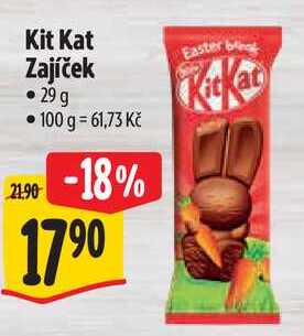 Kit Kat Zajíček, 29 g