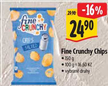 Fine Crunchy Chips, 150 g
