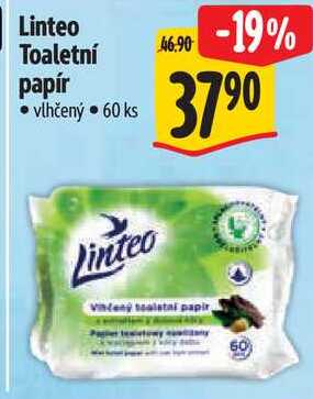 Linteo Toaletní papír, 60 ks