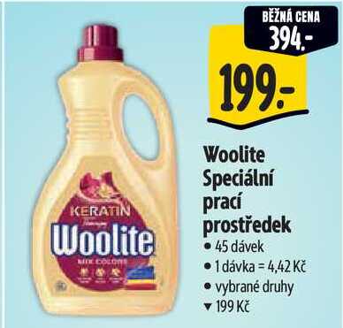 Woolite Speciální prací prostředek, 45 dávek 