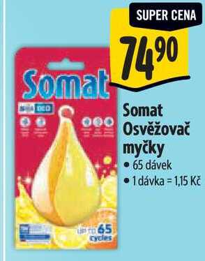 Somat Osvěžovač myčky, 65 dávek