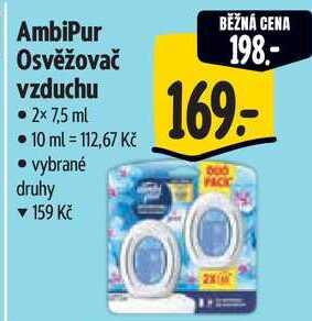 AmbiPur Osvěžovač vzduchu, 2x 7,5 ml