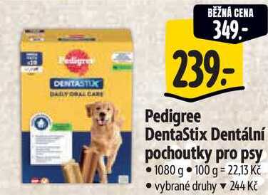 Pedigree DentaStix Dentální pochoutky pro psy, 1080 g