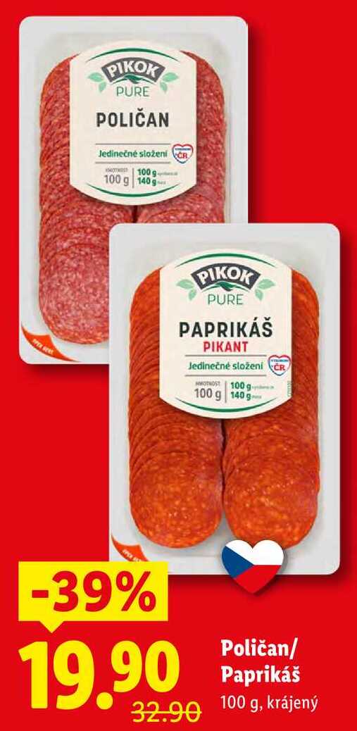 Poličan/Paprikáš, 100 g 