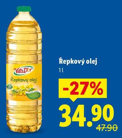 Řepkový olej, 1 l