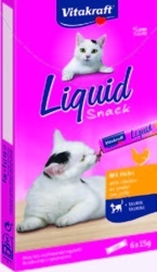 Pochoutka pro kočky Cat liquid Taurin, 6 ks