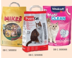 Hrudkující stelivo pro kočky Mikeš, 10 l