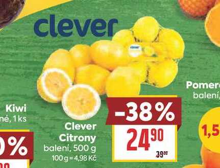 Clever Citrony balení, 500 g 