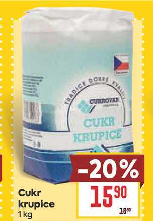 Cukr krupice 1 kg 